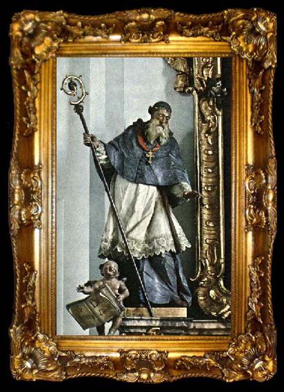framed  unknow artist Male Saint, ta009-2